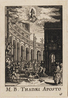 TvB G 4849
<br/>
Martyrium Judas Taddeüs ("Kleine Apostelserie")
<br/>
<em>Callot, Jacques (1592 - 1635) - kopie naar</em>